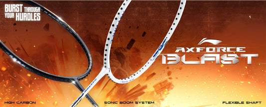 Promotional image for AXFORCE BLAST racquets