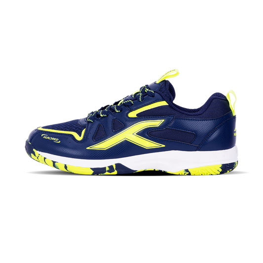 Hundred Badminton Shoes Xoom II Navy/Lime