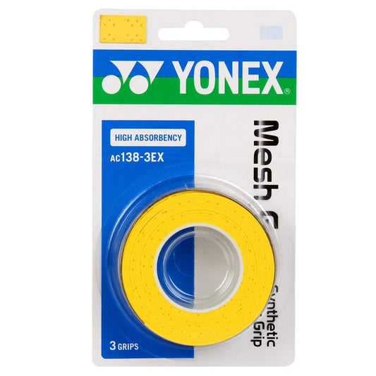 YONEX - AC138-3EX 3pc MESH GRAP Synthetic overgrip