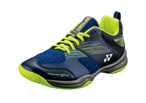 Yonex Badminton Shoes SHB 37 Wide Power Cushion 2021 Navy/Yellow