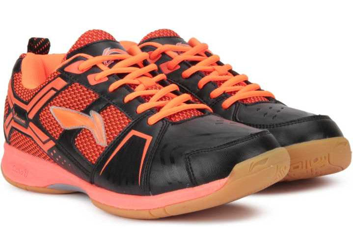 Li-Ning Badminton Shoes AYTM099-2 Cross Black/Orange