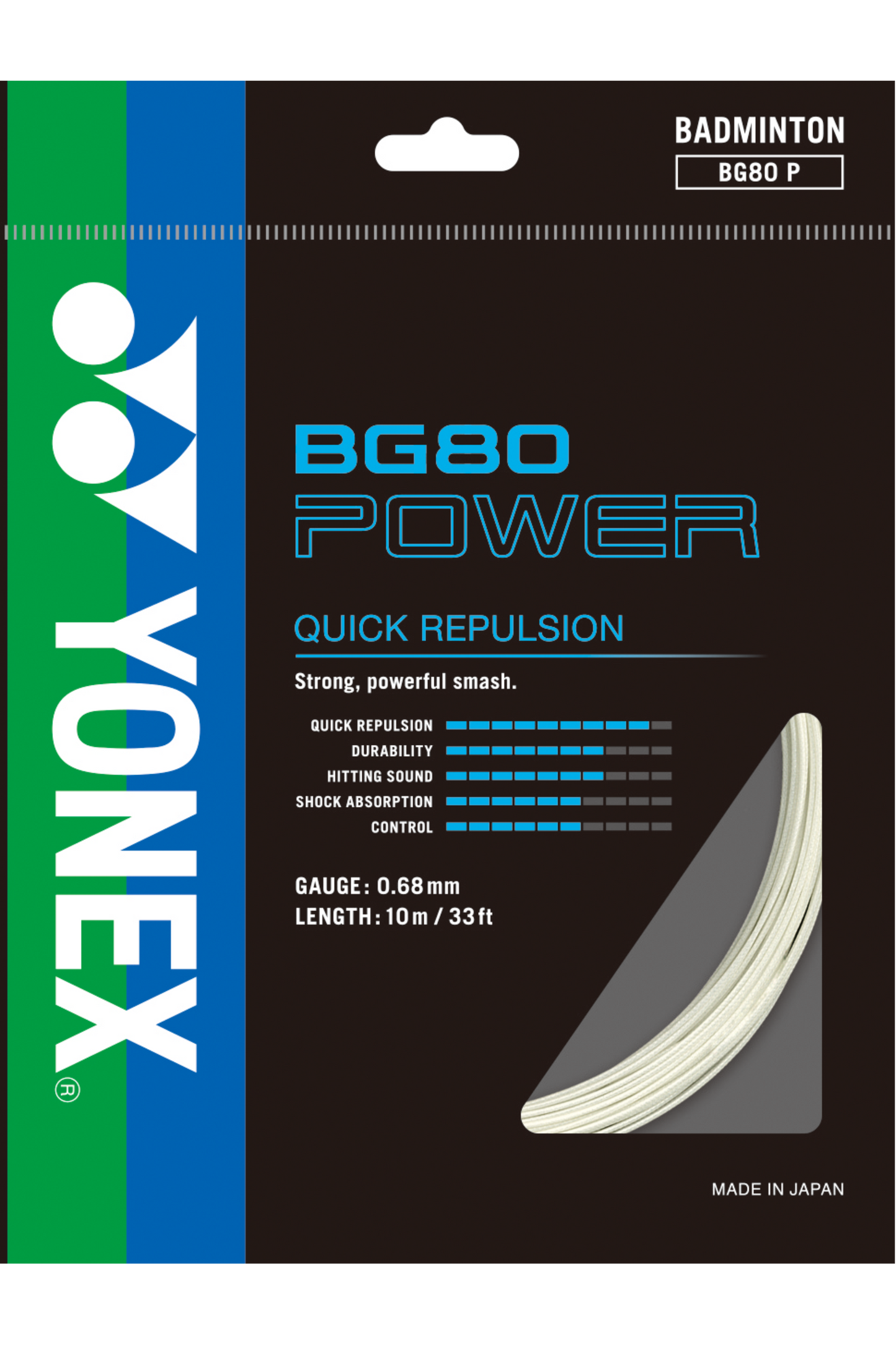 Yonex string BG80 Power