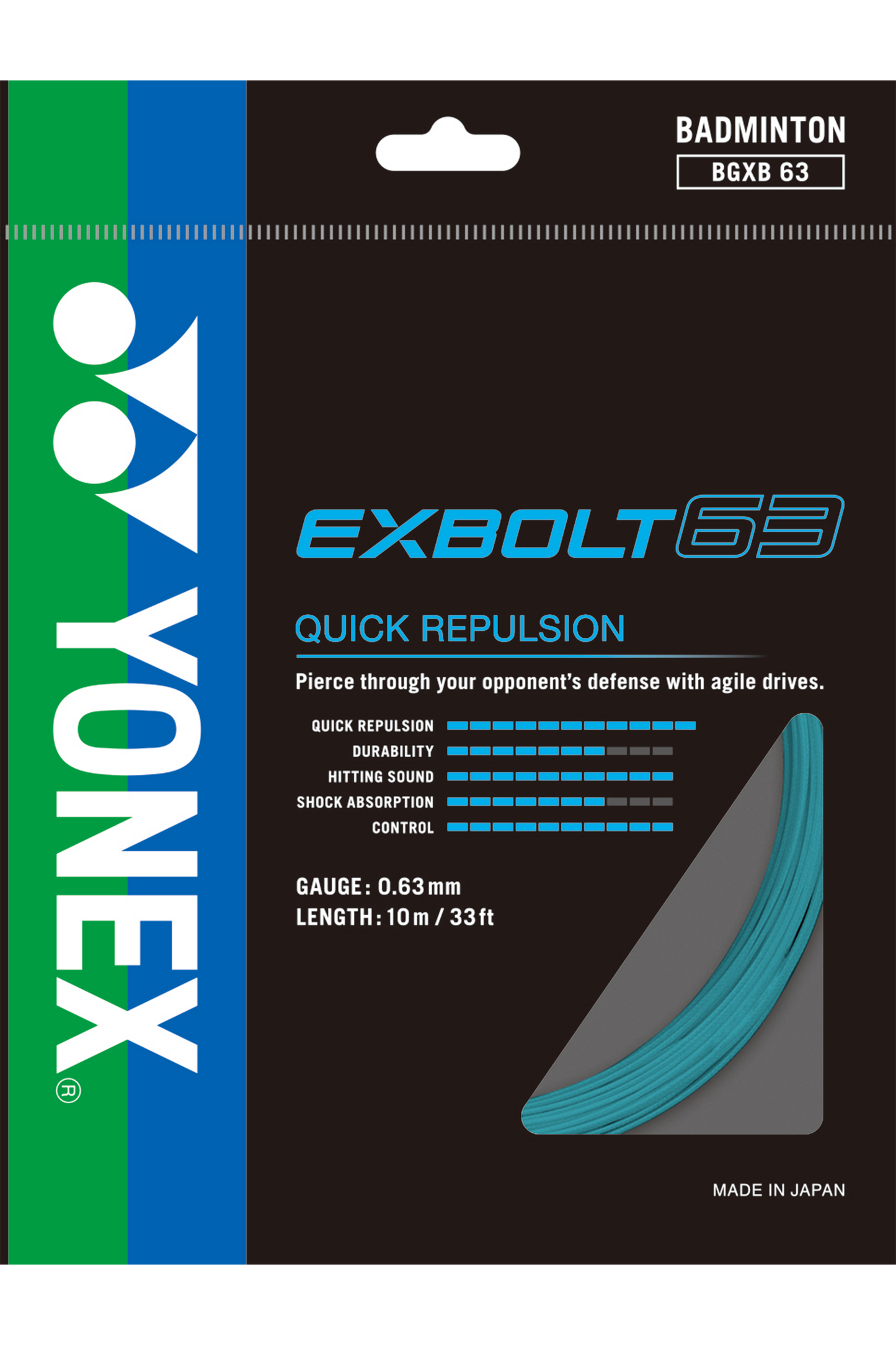 Yonex String Exbolt 63 0.63mm