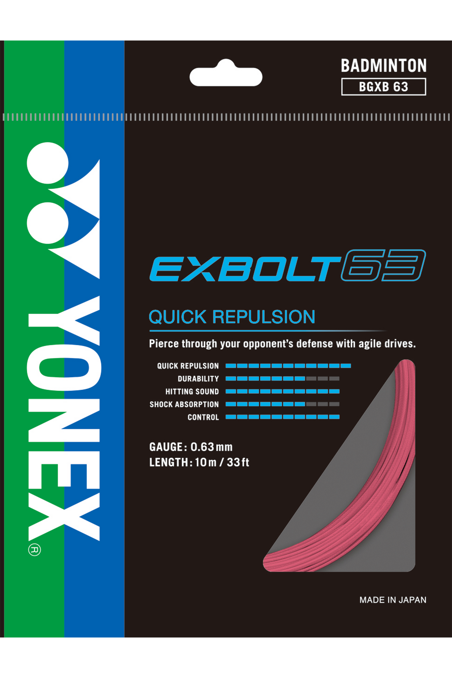 Yonex String Exbolt 63 0.63mm
