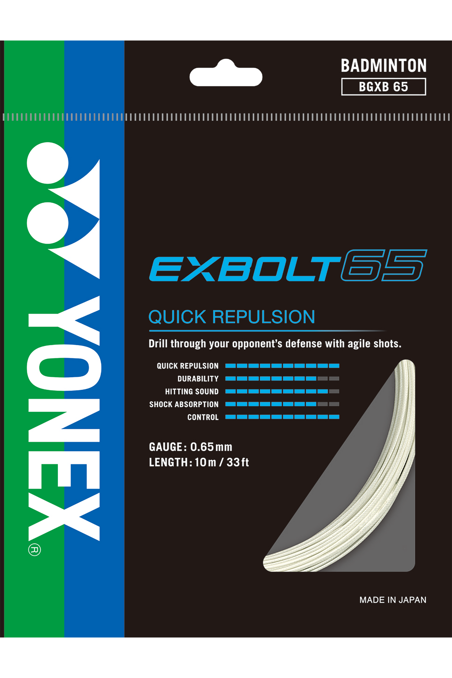 Yonex String Exbolt 65 0.65mm