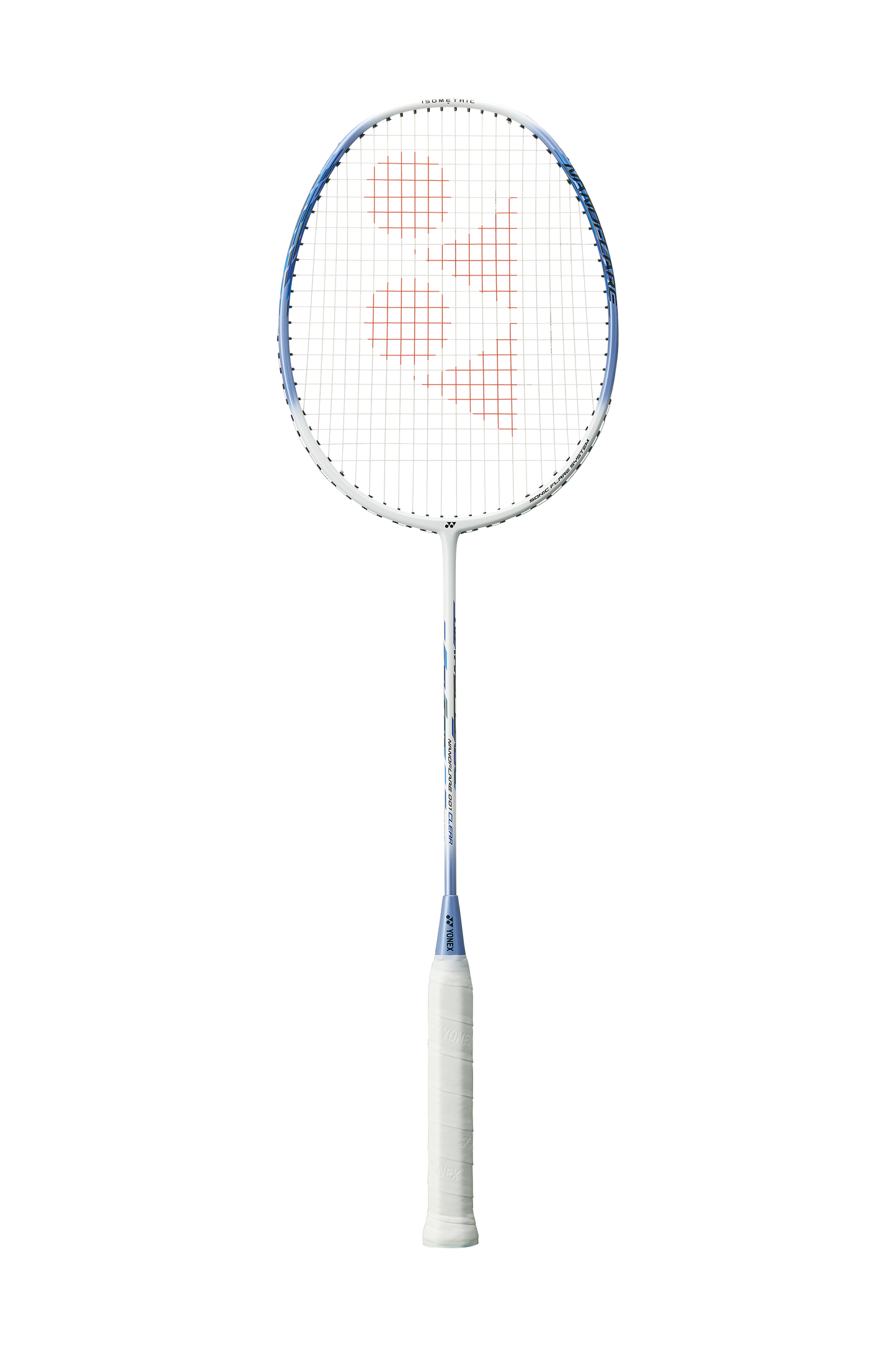 Yonex Nanoflare 001 Clear White/Saxe 5U5 (Strung)