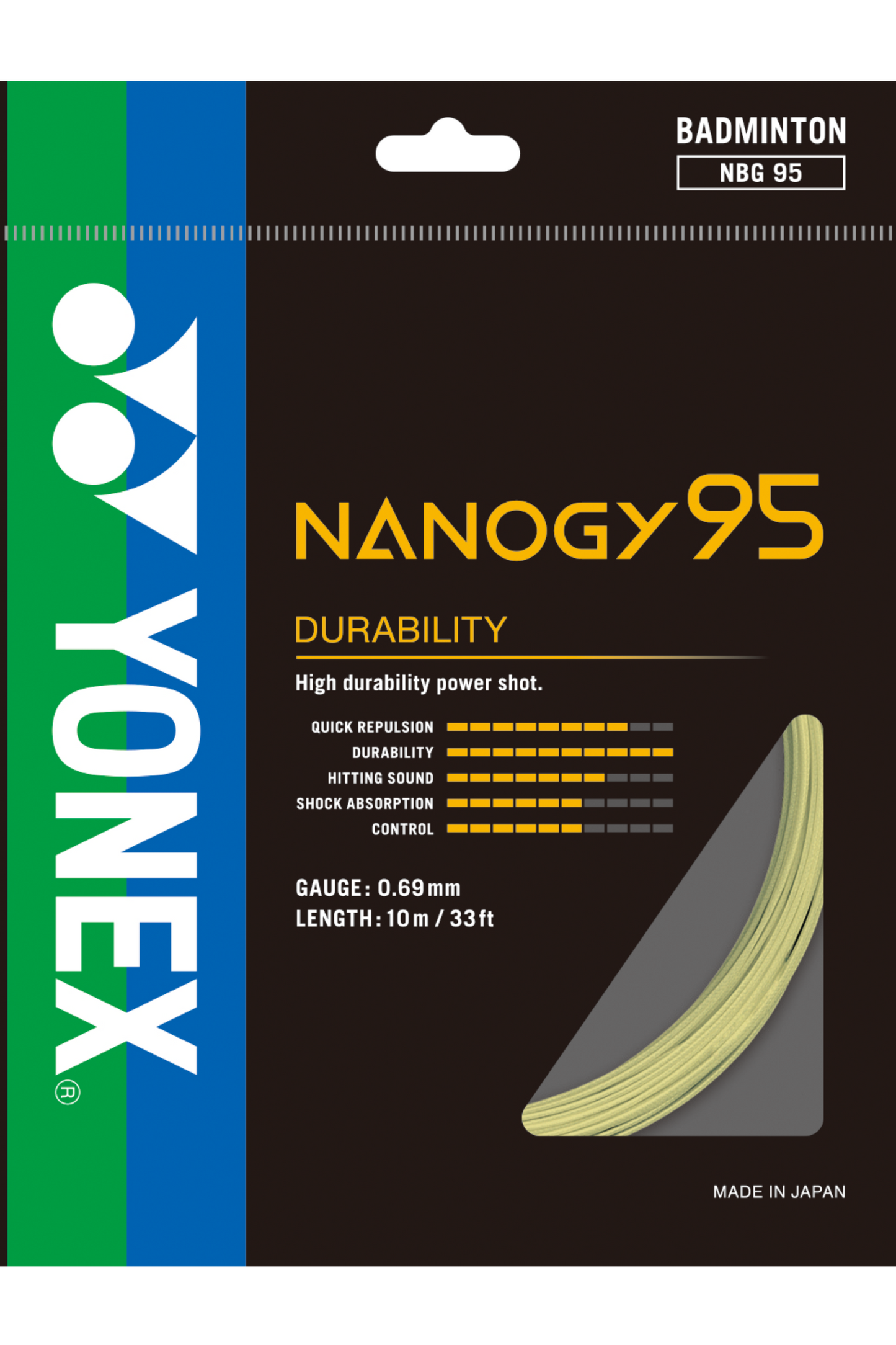 Yonex string Nanogy 95