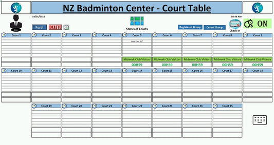Custom Designed Check-In System from Feb 2021