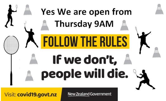 Covid19 Level 2 Badminton Update