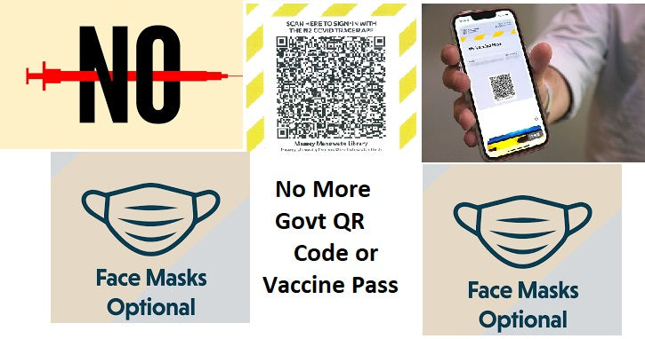 No More Vaccine Pass or Govt QR code