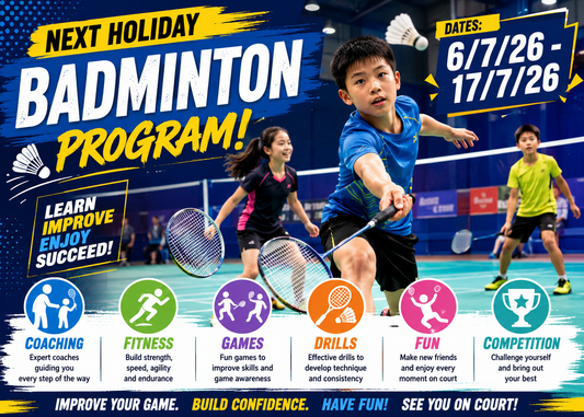 July 2026 School Holiday Badminton