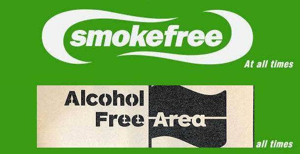 NZBC Smoke & Alcohol free at all times