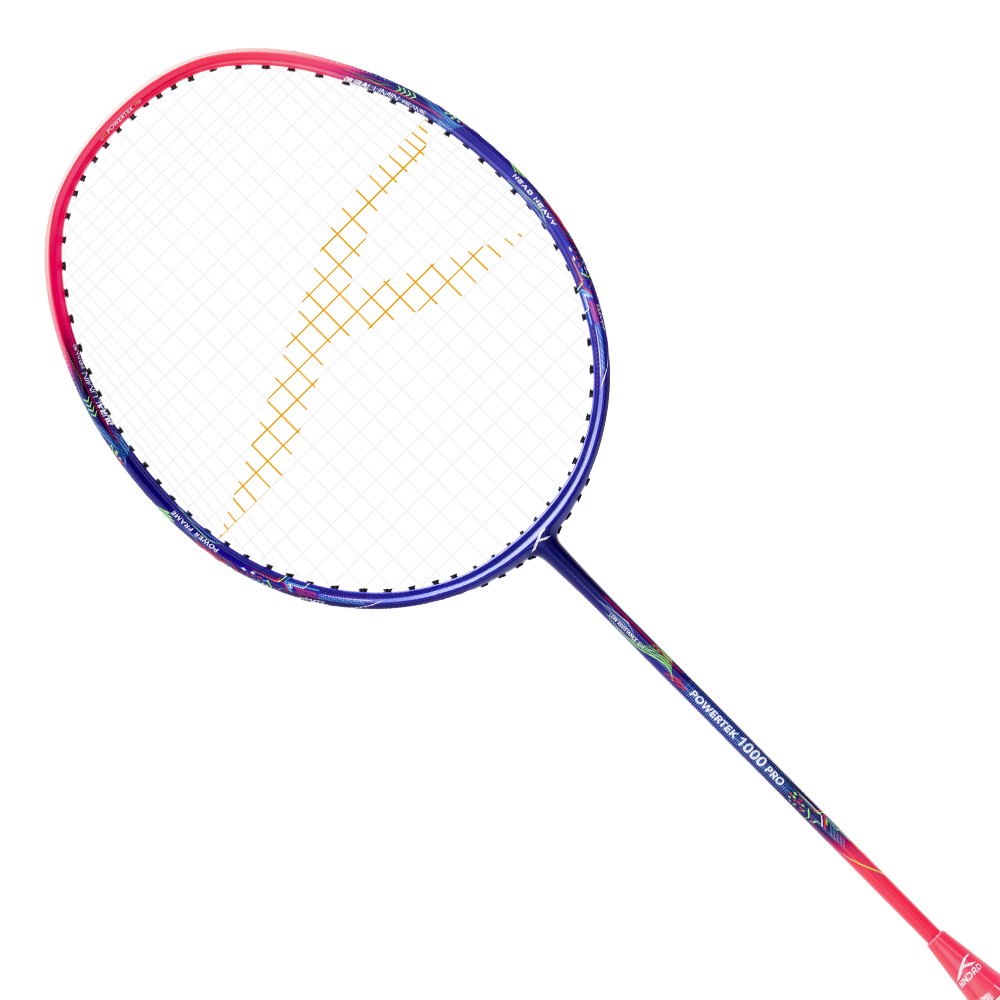 Hundred Racquet Powertek 1000 Pro Navy/Pink (Strung)