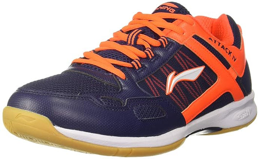 Li-Ning Shoes AYTP056-9 Attack IV Navy/Orange