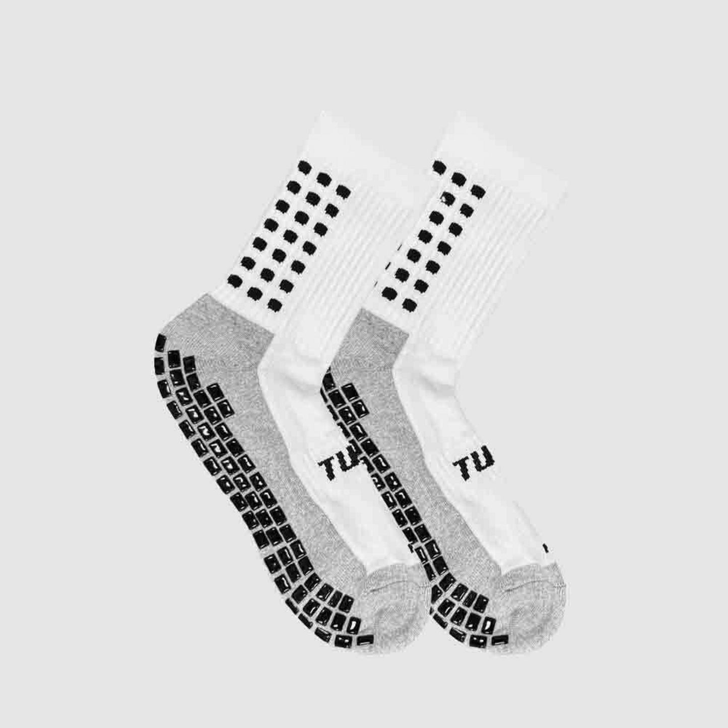 Royce Tuff Grip Socks White/Grey