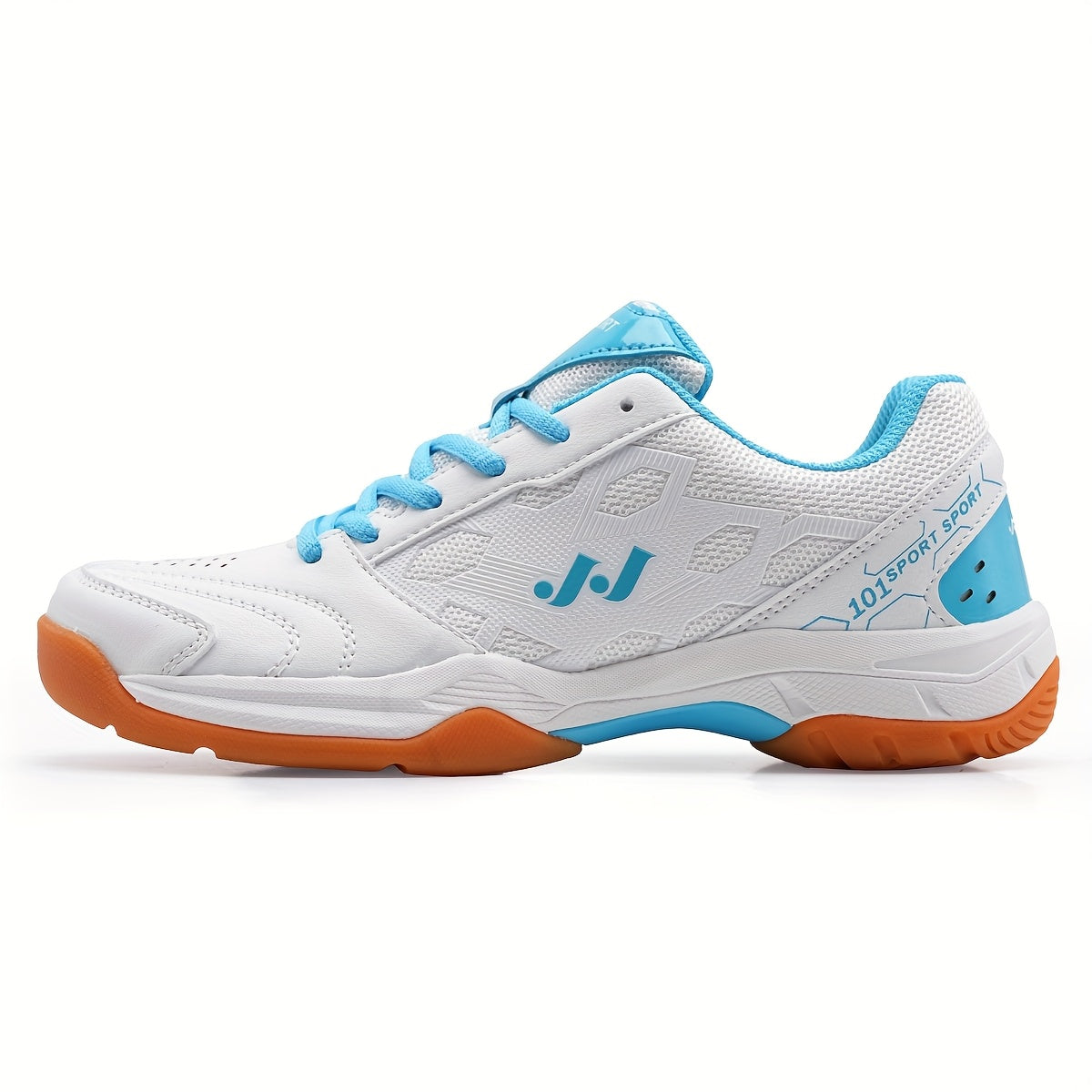 Badminton Shoes JJ SPORT White Blue