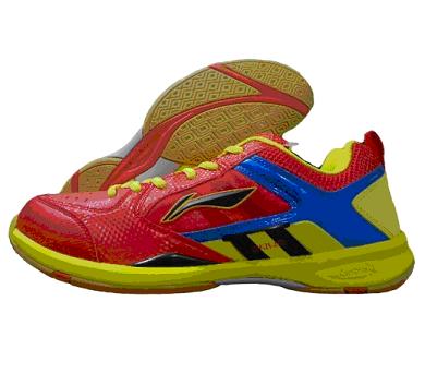 Li Ning Badminton Shoes AYTK071-2 Star Icon Red/Yellow