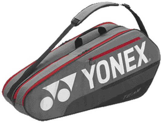 YONEX BA42126EX TEAM RACQUET BAG (6PCS) GRAYISH PEARL